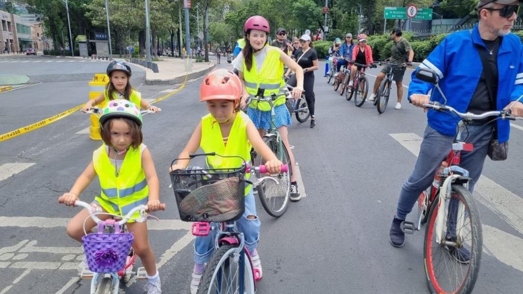 Promueven actividades físicas en el Paseo Dominical de la Ciudad de México