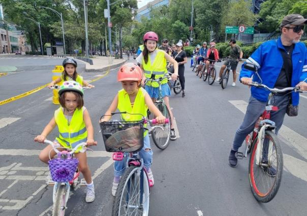 Promueven actividades físicas en el Paseo Dominical de la Ciudad de México