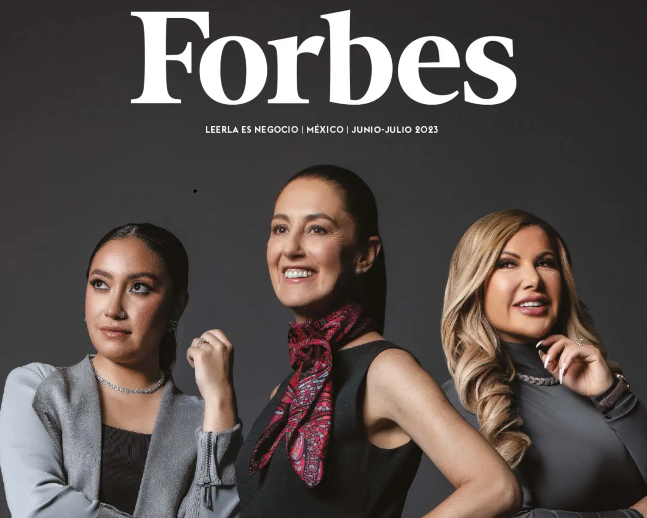 Claudia Sheinbaum protagoniza la portada de Forbes México. Foto: Forbes México