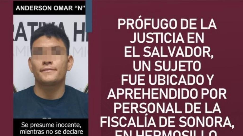 Detienen a integrante de los Mara Salvatrucha en Sonora buscado por la Interpol