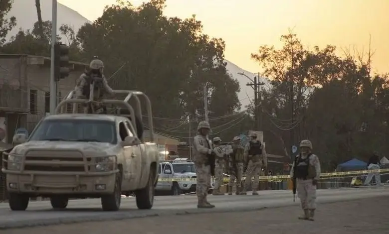 Elementos del ejército tuvieron un enfrentamiento con un grupo armado que se atrinchero en una vivienda, en dichos hechos dos militares resultaron muertos. Foto: Diario del Yaqui.