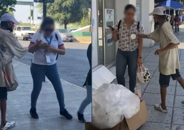 Indigente toca a mujeres en el centro de Monterrey