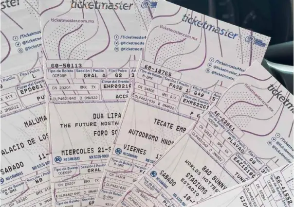 Buscan Diputados reembolso de Ticketmaster y Superboletos en caso de cancelación