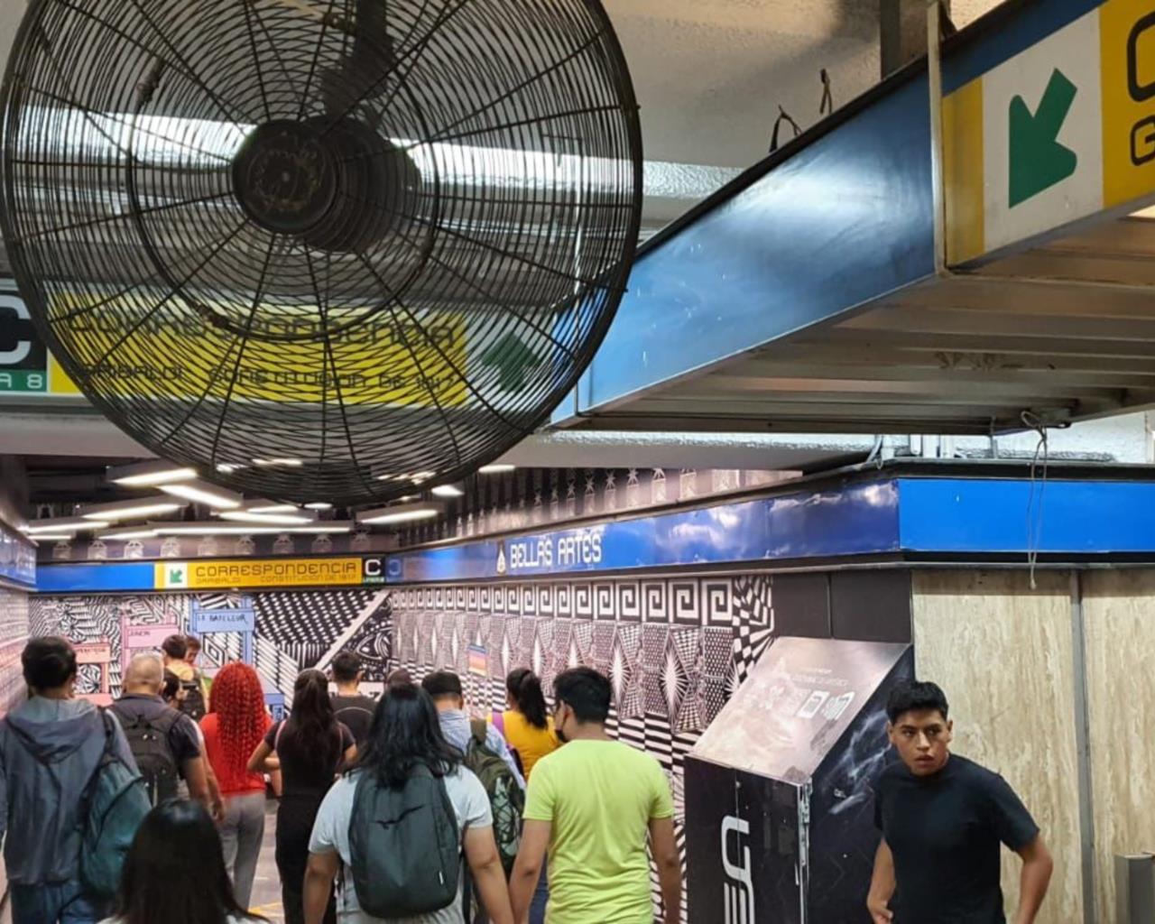 Metro implementa medidas contra el calor. Foto: Ramón Ramírez