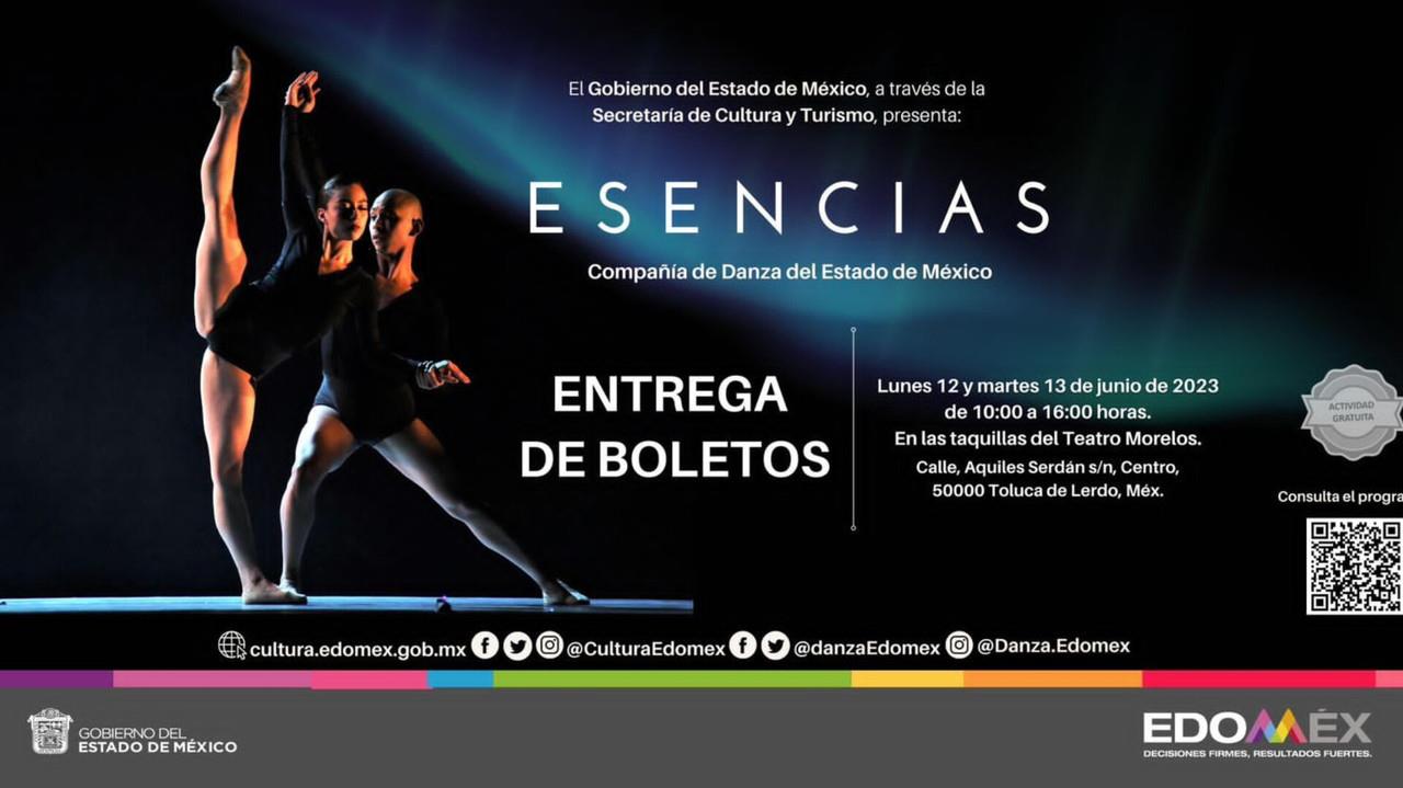 ‘Esencias’, dirigido por Jasmany Hernández, es el espectáculo que ofrece la Compañía de Danza de Edomex en su Temporada de Verano, en el teatro Morelos en Toluca. Foto: Cortesía