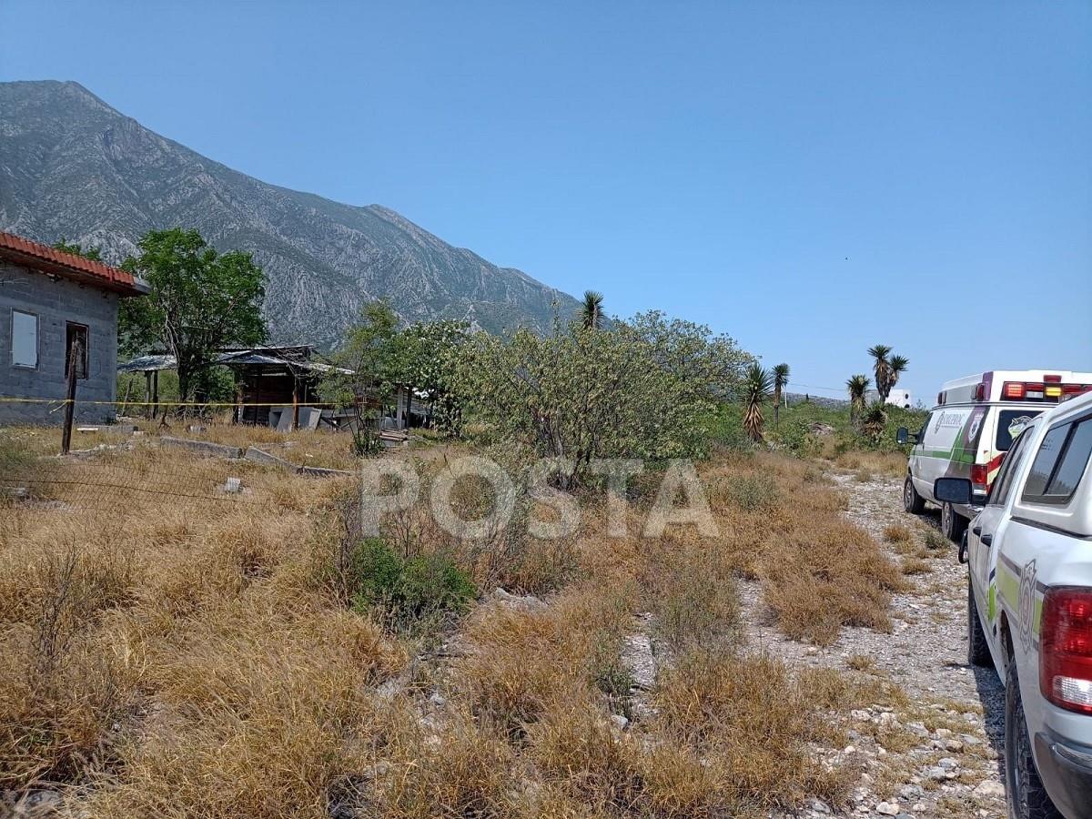 Hallan cuerpo calcinado en rancho de García, Nuevo León