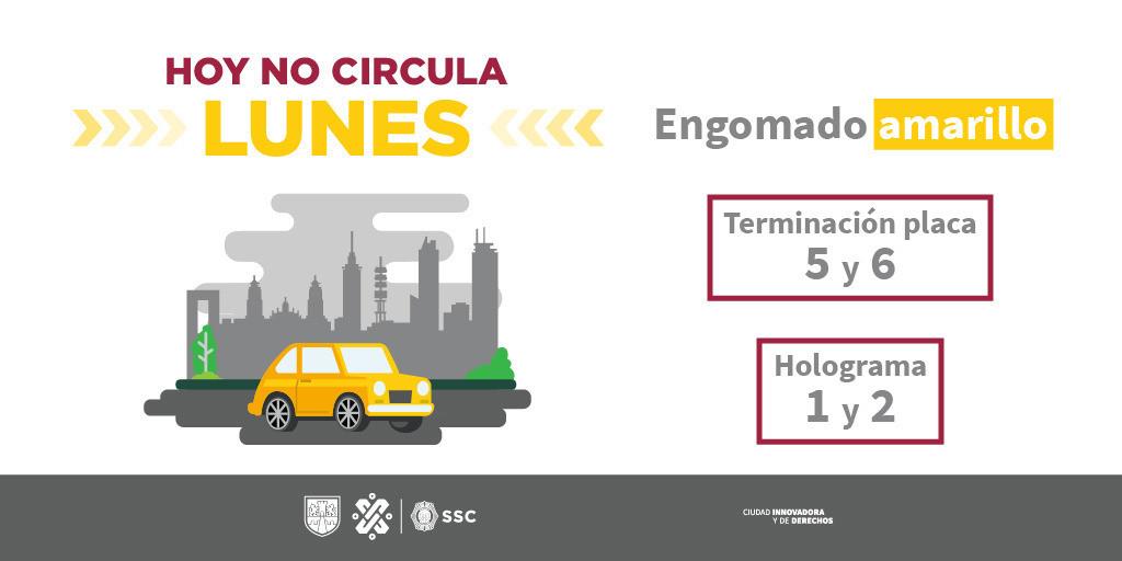 ¡Evita multas! Este es el hoy no circula para el lunes 19 de junio