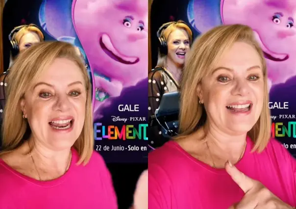 ¡Le entra a la doblada! Erika Buenfil debuta con doblaje en Elementos