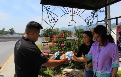 Refuerza Santiago operativos de hidratación por ola de calor en Nuevo León