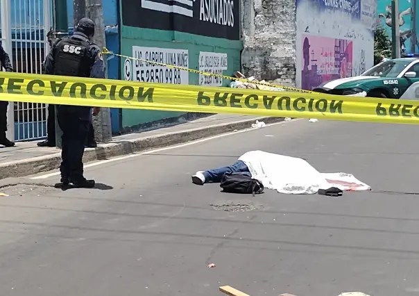 Hombre muere tras ser atropellado en Iztapalapa