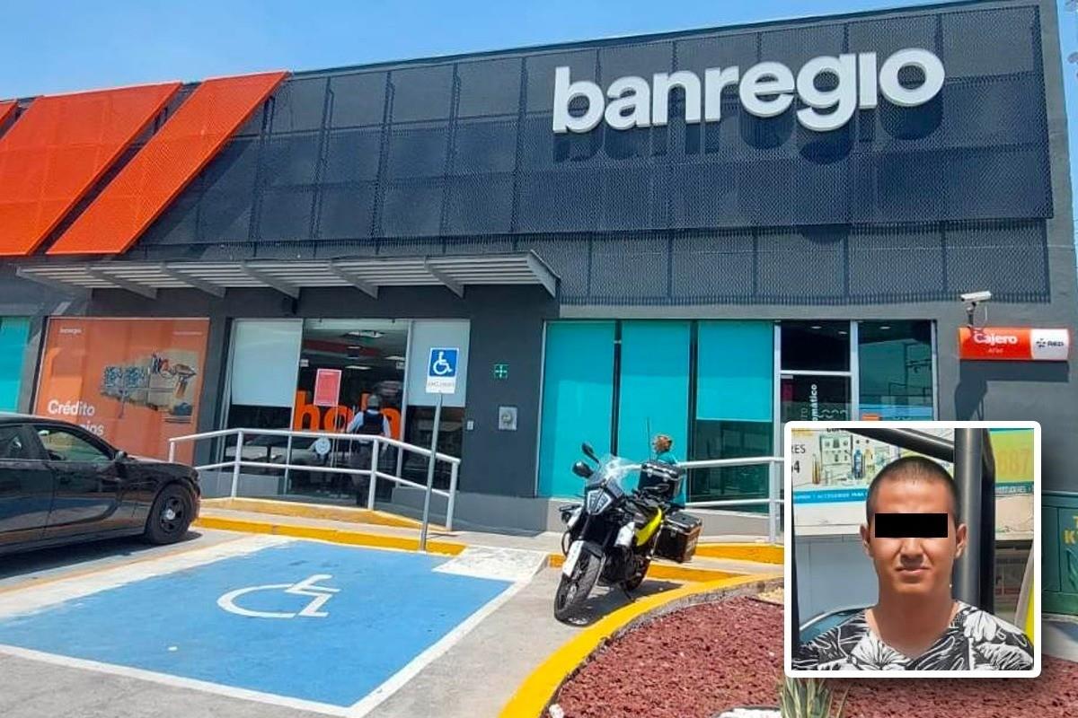 Un hombre de Tamaulipas fue detenido por presuntamente intentar cambiar un cheque robado. Foto. Cortesía