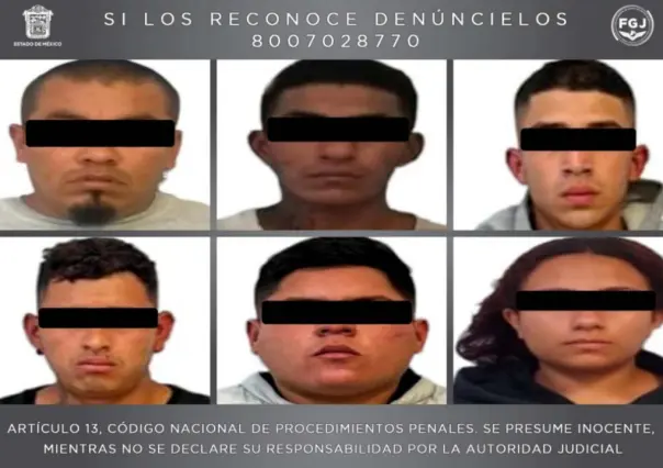 Desmantelan banda de presuntos ladrones de vehículos en Ecatepec; detienen a 6