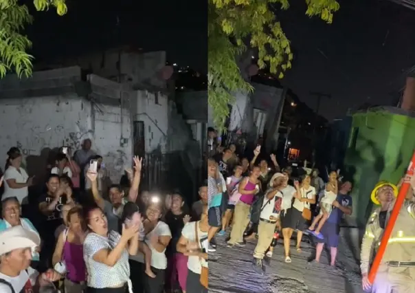 ¡Se ve, se siente, Comisión está presente! Vecinos sin luz echan porras a CFE