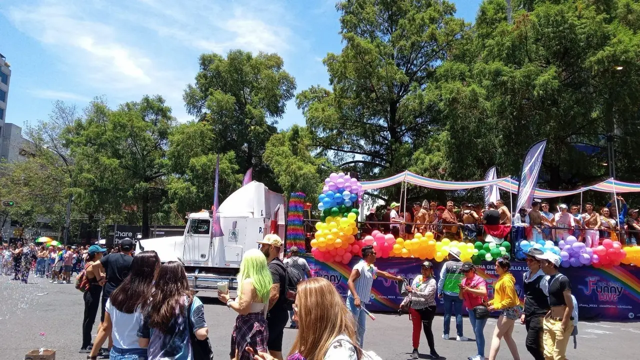 Fiesta y color en la Marcha del Orgullo LGBT  2023. Foto: Ramón Ramírez