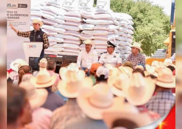 Entrega 150 toneladas de suplemento alimenticio Esteban en Guadalupe Victoria