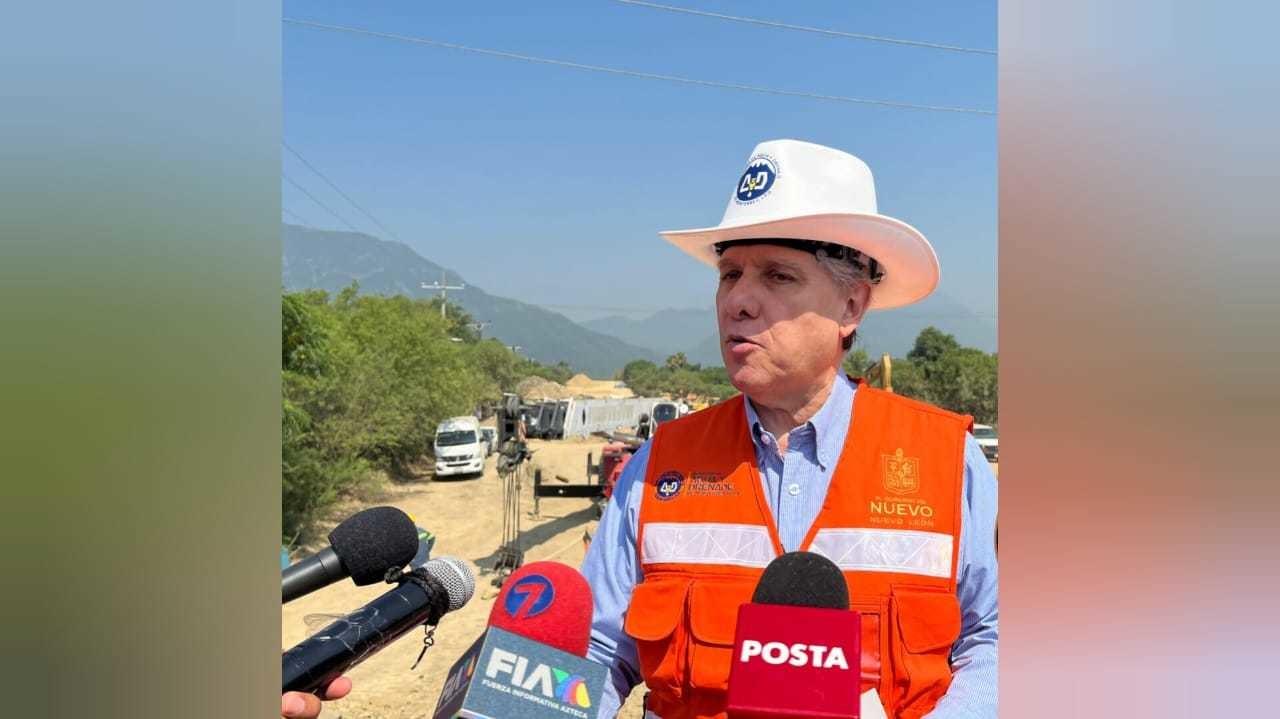 El director de Agua y Drenaje de Monterrey, Juan Ignacio Barragán, aseguró que hay agua suficiente para la ciudad. Foto: Cynthia Pardo