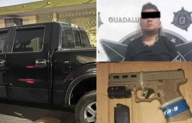 Detenido por agresión a oficiales y portación de arma de fuego en Guadalupe