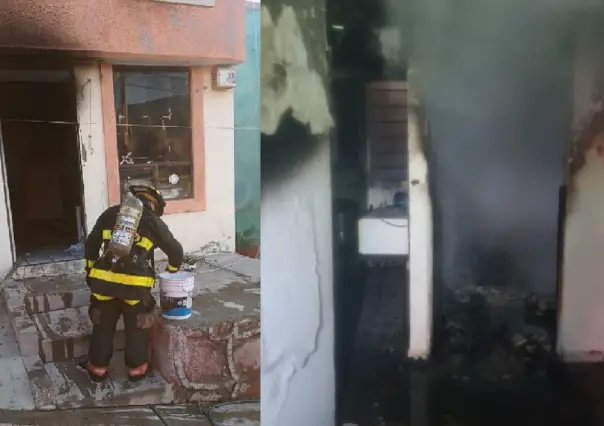 Saltan 2 mujeres de segundo piso para salvar sus vidas de incendio en Zacatecas