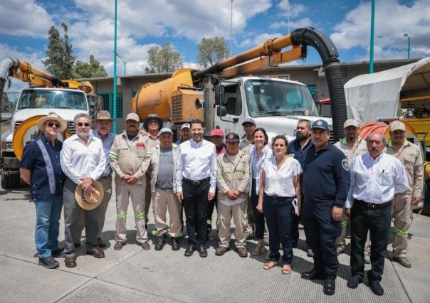 Presentan avance del 90% en labores de desazolve en la Ciudad de México