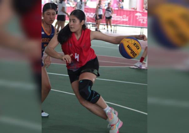 Llega Durango a cuartos de final en baloncesto femenil 3x3 de los JNC 2023