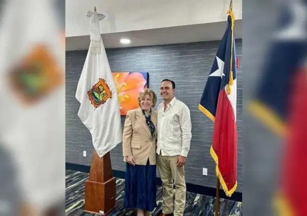 Se reúne Manolo Jiménez con Jane Nelson, secretaria de Estado de Texas