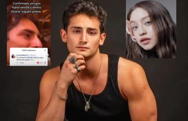 Emilio Osorio confirma en medio del llanto su noviazgo con Karol Sevilla