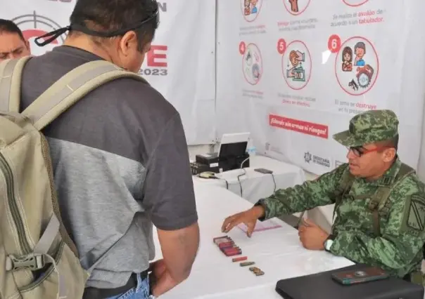 Canje de armas ha recompensado a más de 919 mil pesos a la población