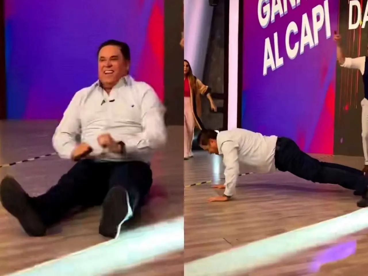 Mayito bailando en Venga la Alegría. Foto: Tiktok.