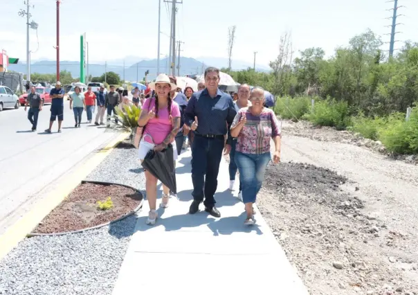 Juárez inaugura obras de movilidad y seguridad en Antiguo Camino a San Roque