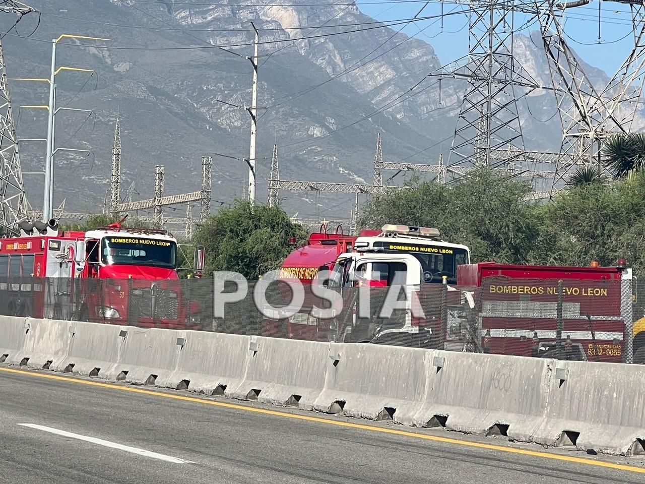 El tráfico impactó de lleno la vía desde los límites de Escobedo y Apodaca hasta la entrada a la Carretera a Saltillo. Foto: Raymundo Elizalde.