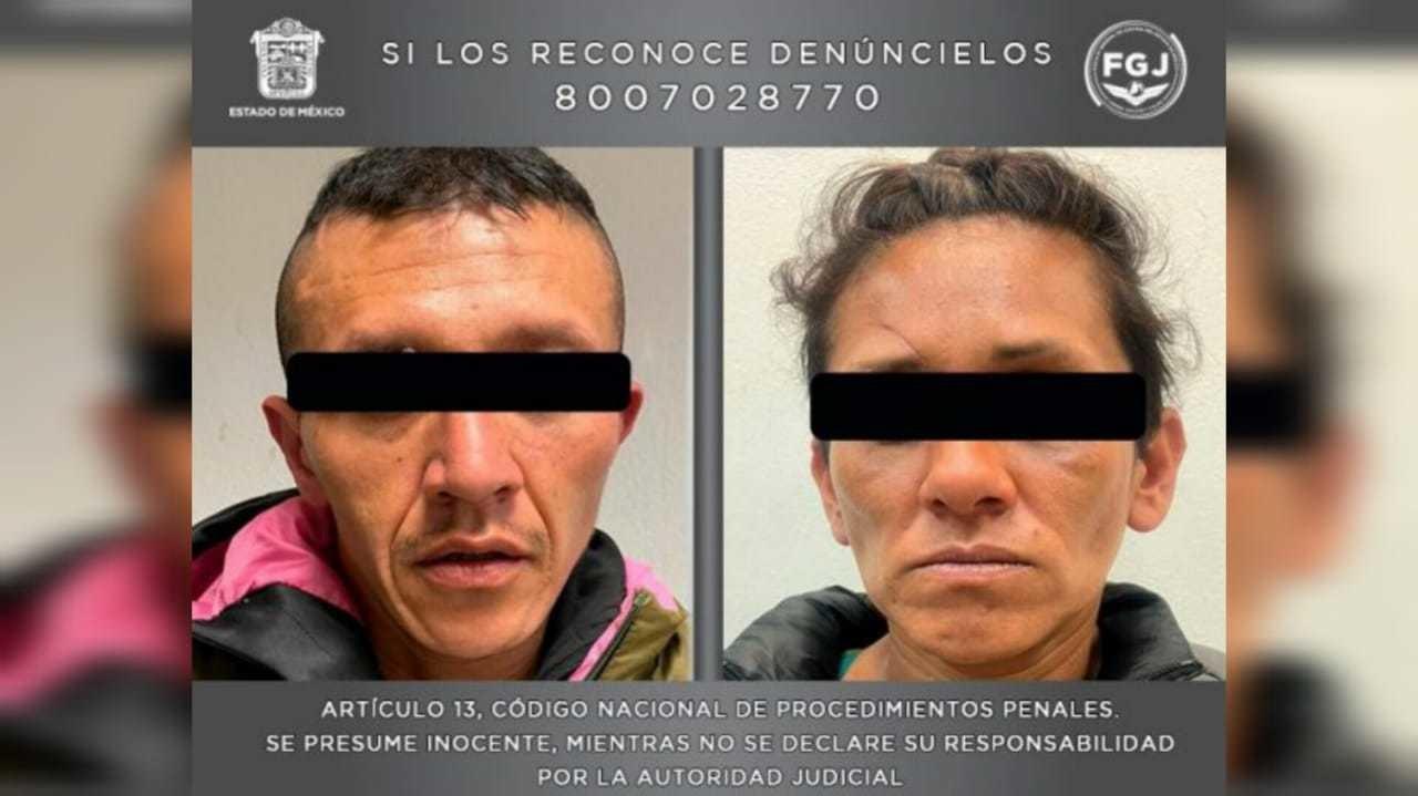 Olaf Seth Valentín “N” y Georgina “N” fueron vinculados a proceso por secuestro exprés para ejecutar el delito de robo agravado en contra del conductor de un taxi por aplicación. Foto: Cortesía