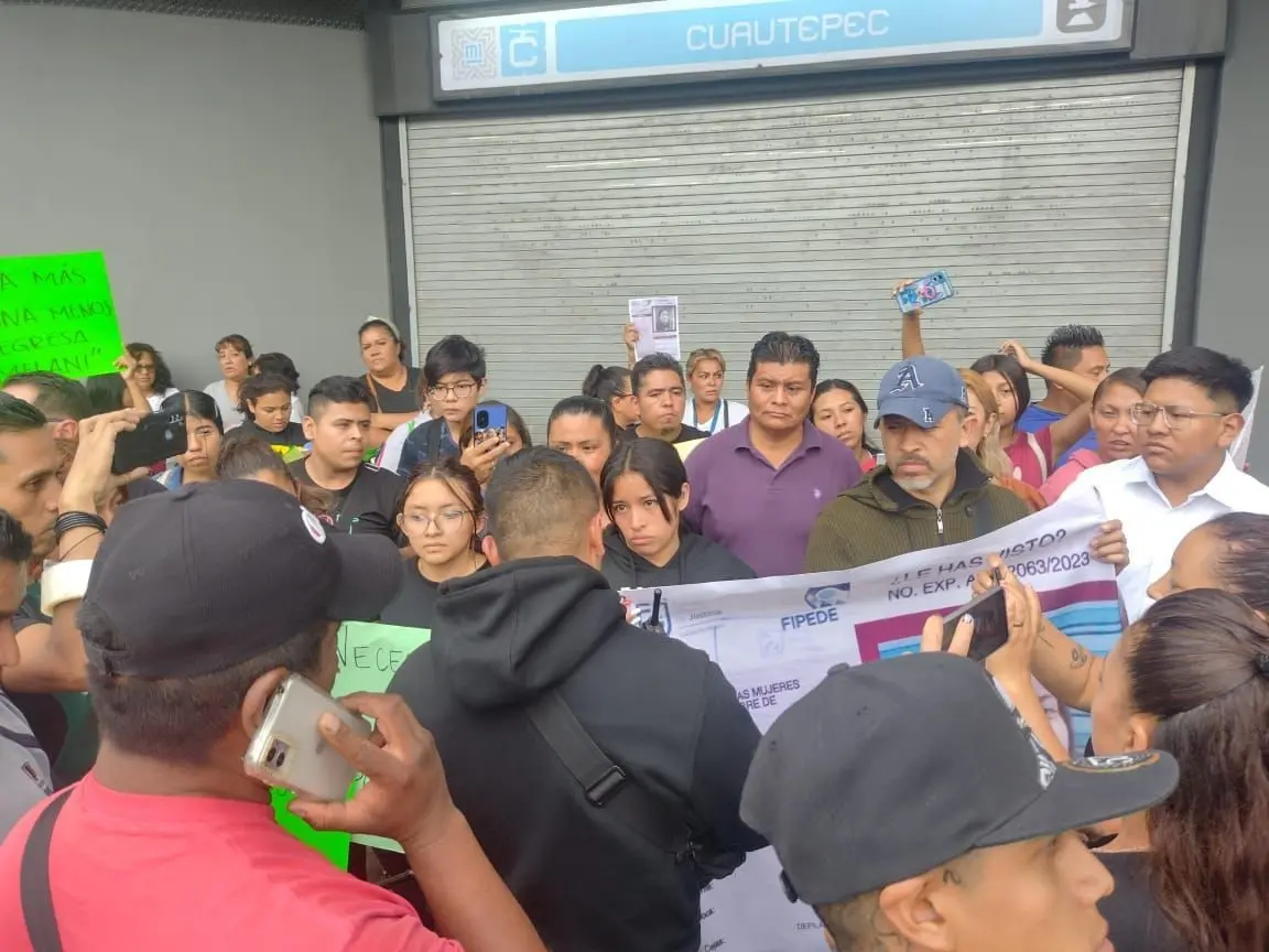 Familiares exigen búsqueda inmediata de Melani Yuriko Gallardo. Foto: Ramón Ramírez