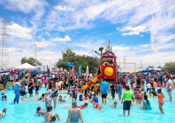 Inauguran primer parque acuático en Valle de Santa María, Pesquería