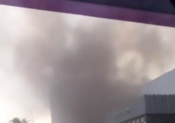 Se incendia Hotel Krystal en Cancún