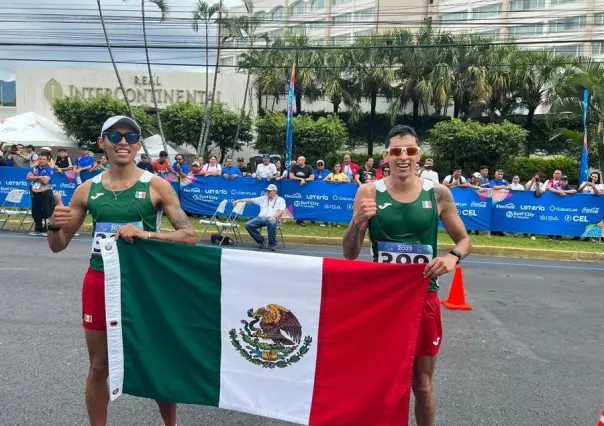 México obtiene doble oro y un bronce en marcha de 20 kilómetros