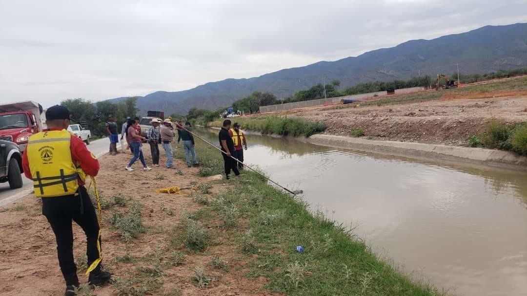 Un hombre murió ahogado en un canal en el municipio de Lerdo. Foto: Especial.