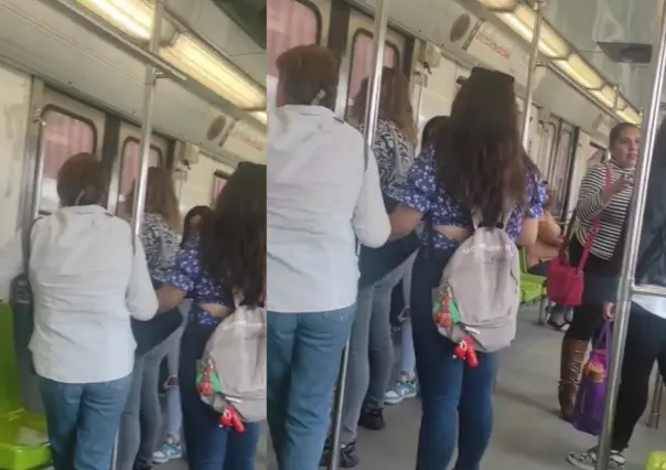 VIDEO: Falla en puertas de la Línea 7 del Metro: Usuarios atrapados en convoy