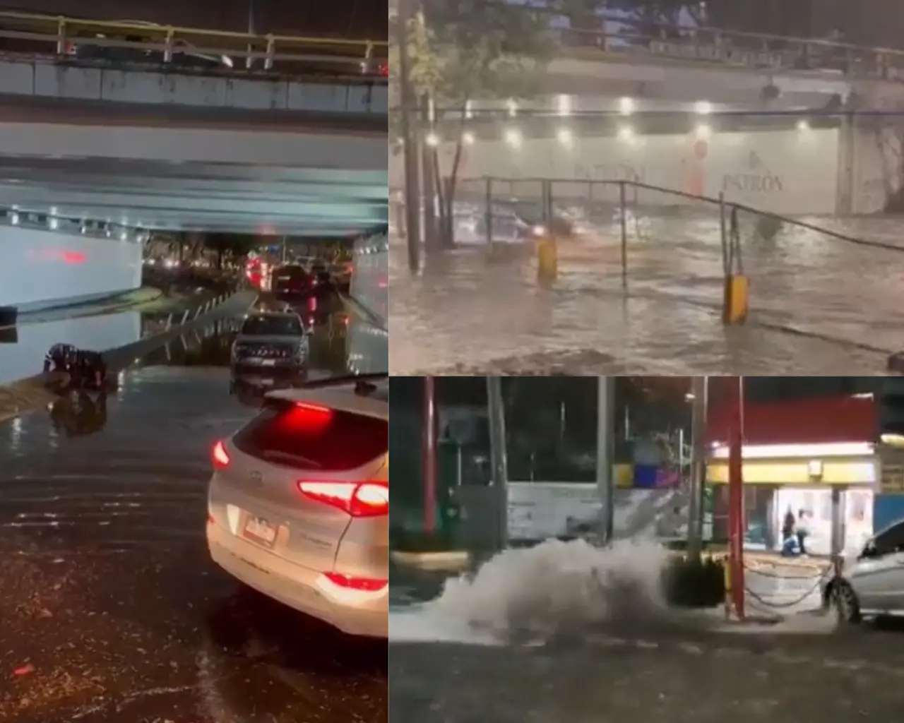 Caída de Árboles y encharcamientos: Consecuencias de la lluvia en CDMX. Foto: Captura de pantalla