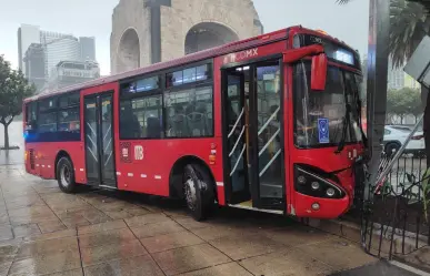 Se queda sin frenos y choca contra un árbol Metrobús de la L4