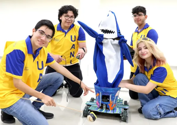 Estudiantes de la UANL llevan el espectáculo de Katy Perry a torneo internacional de robótica en Francia