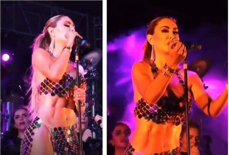 Se burlan de Ninel Conde por cantar Sálvame de RBD. Foto. Captura de Imagen