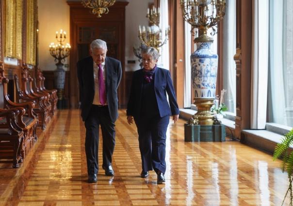 Defiende AMLO a nueva titular de la SRE, Alicia Bárcena