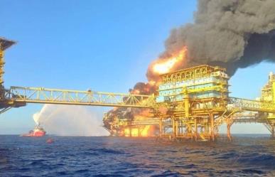 Incendio en plataforma de Pemex en Campeche: 6 heridos y 3 desaparecidos