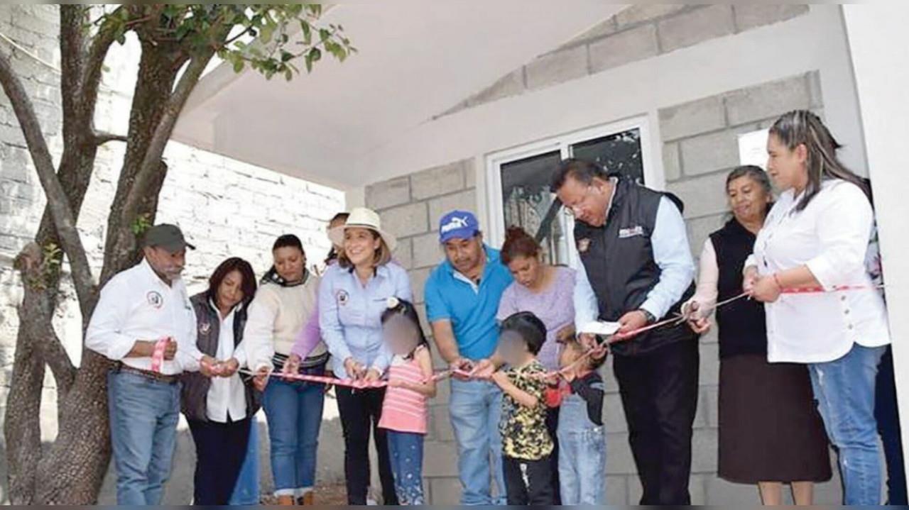 22 familias  en San Mateo Atenco están de estreno, recibieron una vivienda nueva