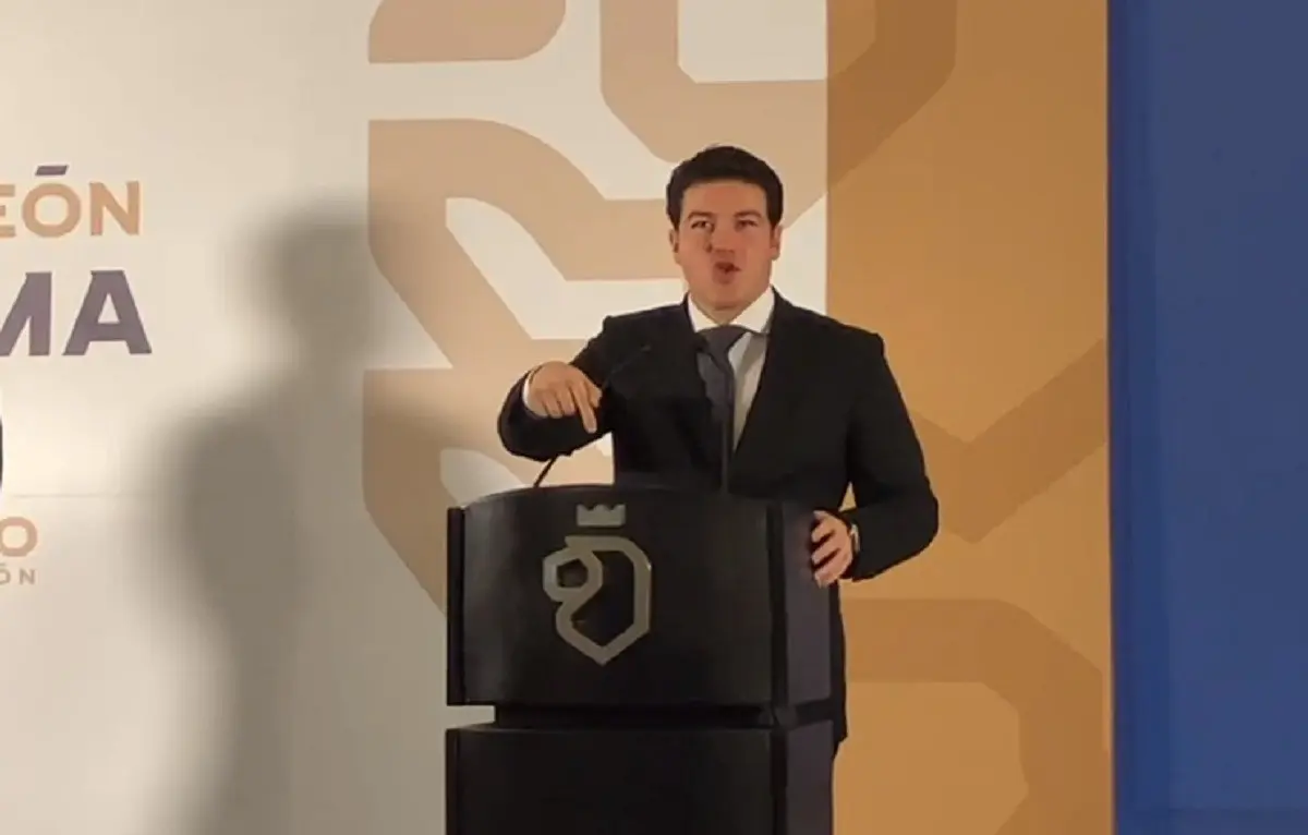 El gobernador de Nuevo León, Samuel García Sepúlveda, destacó que en lo que va de su administración se han creado 92 mil nuevos empleos. Foto: Rosy Sandoval