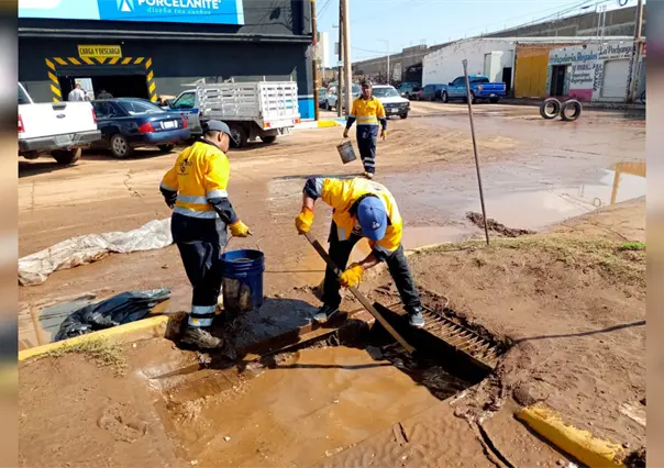 Alcantarillas bloqueadas por exceso de basura. En marcha trabajos de limpieza