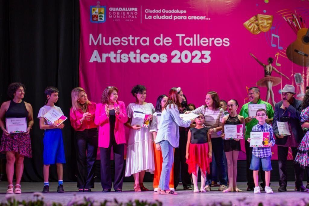 Suma Guadalupe más de 1,300 alumnos en talleres artísticos