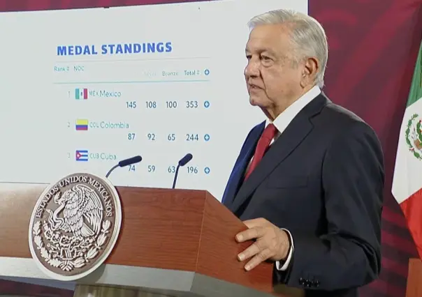 Recibirá AMLO a medallistas de los Juegos Centroamericanos