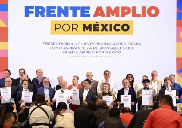 Frente Amplio por México: Ellos son los 13 aspirantes que avanzan a segunda fase