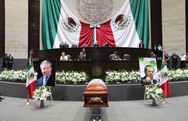 Homenaje de cuerpo presente a Porfirio Muñoz Ledo en la Cámara de Diputados